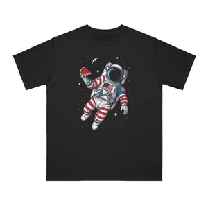 Astronaut Pie Tee - Cozy Playful Space Style - Dipaliz - Black / s - T-shirts