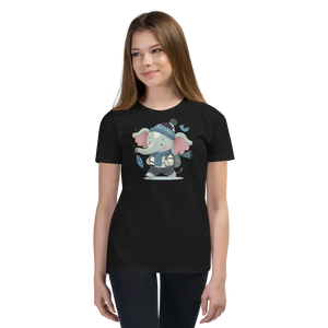 Elephant School Youth Short Sleeve Tee - Unique Blend Style - Dipaliz - Black / s - T-shirts
