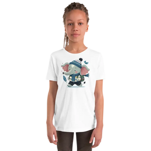 Elephant School Youth Short Sleeve Tee - Unique Blend Style - Dipaliz - T-shirts