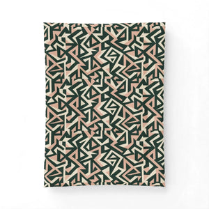 Angular Pattern Cotton Comforter - Eco-friendly Gift - Dipaliz - 68’’ x 92’’ - Home Decor