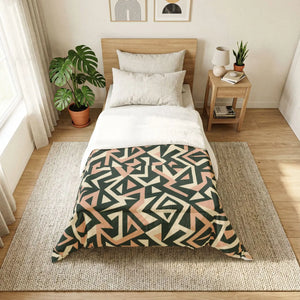 Angular Pattern Cotton Comforter - Eco-friendly Gift - Dipaliz - Home Decor