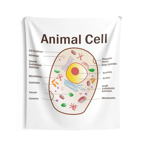 Animal Cell Educational Wall Tapestry Polyester - Dipaliz - Decorative Tapestries