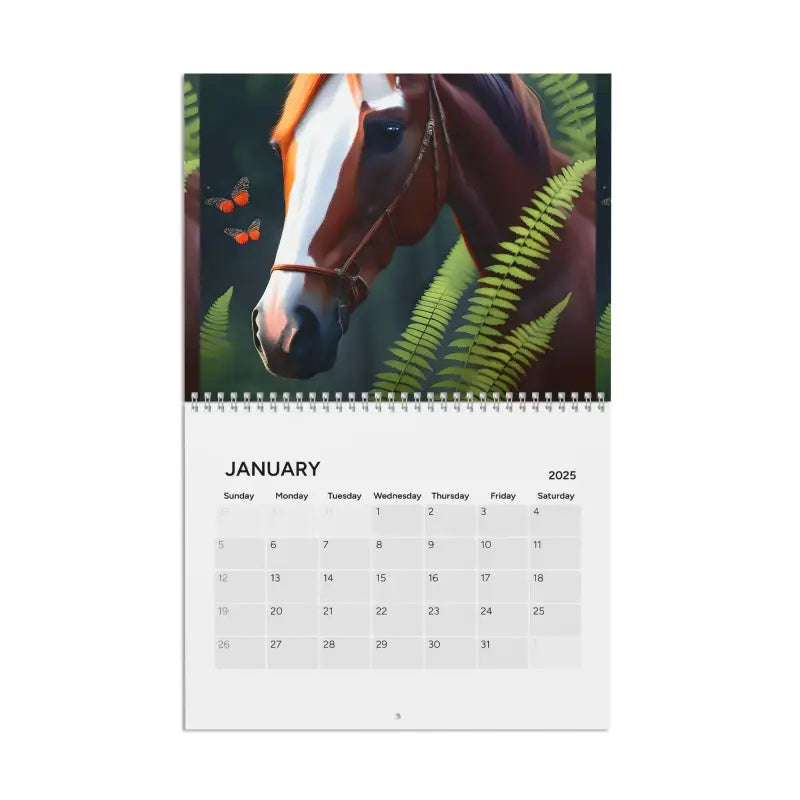 Dive Into 2025 with a High-quality Jungle Animal Portraits Calendar - 10.8’’ x 8.4’’ / Semi Glossy