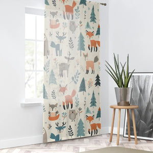 Jungle Window Curtain – Chic Animal Print - Dipaliz - Curtains