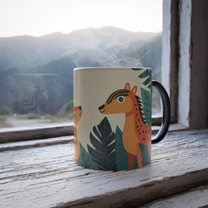 Wildlife Wonders Color Morphing Mug - Ceramic 11oz - Dipaliz - Mugs