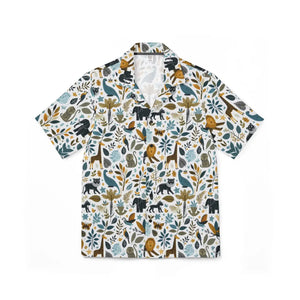 Vibrant Hawaiian Camp Shirt - Bold Nature Prints - Dipaliz - Shirts