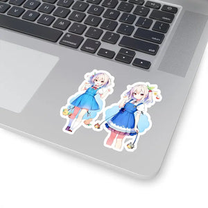 Kiss Cut Stickers Anime Style Girls with Birds - Dipaliz - Decorative