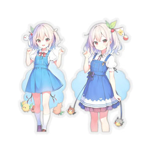 Kiss Cut Stickers Anime Style Girls with Birds - Dipaliz - Decorative