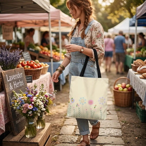 Dipaliz wildflower aop tote bag - floral beach polyester - bags