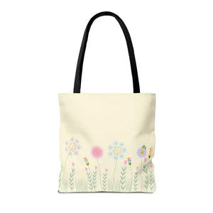 Aop Tote Bag - Wild Flowers All Over Print - Dipaliz - Bags