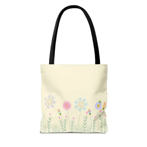 Aop Tote Bag - Wild Flowers All Over Print - Dipaliz - Bags