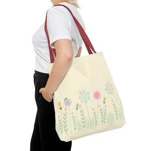 Aop Tote Bag - Wild Flowers All Over Print - Dipaliz - Bags