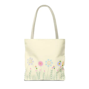 Aop Tote Bag - Wild Flowers All Over Print - Dipaliz - Bags