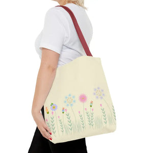 Aop Tote Bag - Wild Flowers All Over Print - Dipaliz - Bags