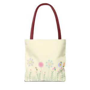 Aop Tote Bag - Wild Flowers All Over Print - Dipaliz - Bags