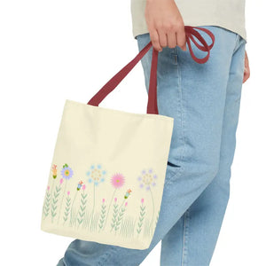 Aop Tote Bag - Wild Flowers All Over Print - Dipaliz - Bags