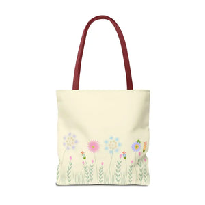Aop Tote Bag - Wild Flowers All Over Print - Dipaliz - Bags