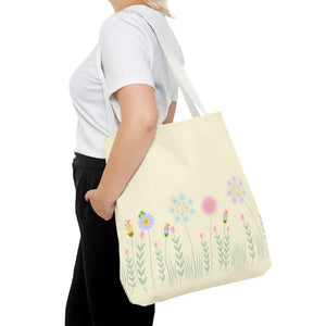 Aop Tote Bag - Wild Flowers All Over Print - Dipaliz - Bags