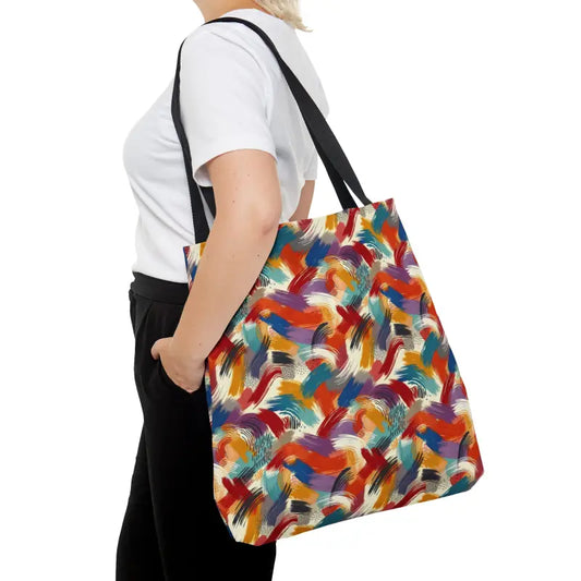 Aop Tote Bag with Black Cotton Handles ?? 3 Sizes - Large Bags