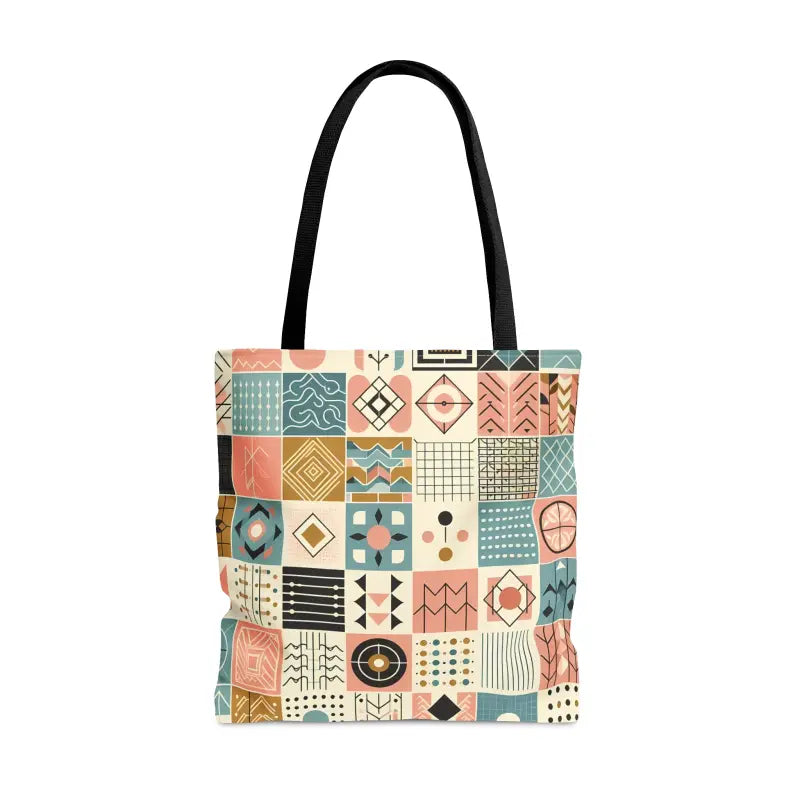 Dazzle with a Pastel Geometric Pattern Aop Tote Bag - Bags