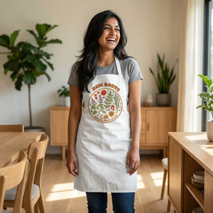 Sturdy Botanical Garden Cooking Apron Canvas - Dipaliz - Aprons