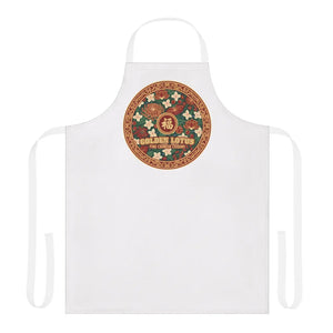 Vintage Golden Lotus Fine Chinese Cuisine Apron - Dipaliz - Aprons