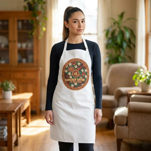 Vintage Golden Lotus Fine Chinese Cuisine Apron - Dipaliz - Aprons