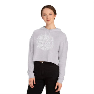 Aqua Holic Cropped Hoodie - Beach Vibes Fleece - Dipaliz - Hoodies - Xs