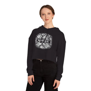 Aqua Holic Cropped Hoodie - Beach Vibes Fleece - Dipaliz - Hoodies - Xs