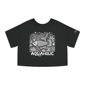 Aquaholic Cropped T-shirt - Sea Inspired Style - Dipaliz - T-shirts