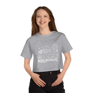 Aquaholic Cropped T-shirt - Sea Inspired Style - Dipaliz - T-shirts