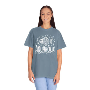Aquaholic Fish Unisex Tee - Bold Water Lovers Style - Dipaliz - T-shirt