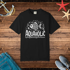 Aquaholic Fish Unisex Tee - Bold Water Lovers Style - Dipaliz - Black / s - T-shirt
