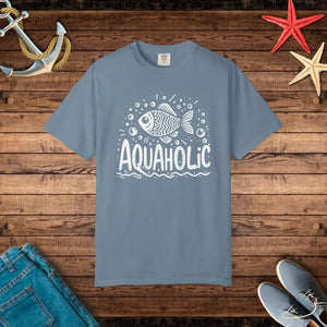 Aquaholic Fish Unisex Tee - Bold Water Lovers Style - Dipaliz - Ice Blue / s - T-shirts