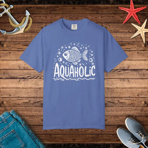 Aquaholic Fish Unisex Tee - Bold Water Lovers Style - Dipaliz - Mystic Blue / s - T-shirts