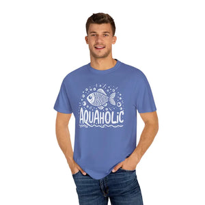 Aquaholic Fish Unisex Tee - Bold Water Lovers Style - Dipaliz - T-shirts