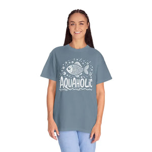 Aquaholic Fish Unisex Tee - Bold Water Lovers Style - Dipaliz - T-shirts