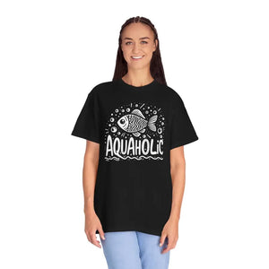 Aquaholic Fish Unisex Tee - Bold Water Lovers Style - Dipaliz - T-shirts