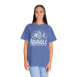 Aquaholic Fish Unisex Tee - Bold Water Lovers Style - Dipaliz - T-shirts