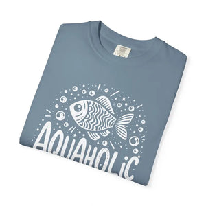 Aquaholic Fish Unisex Tee - Bold Water Lovers Style - Dipaliz - T-shirts
