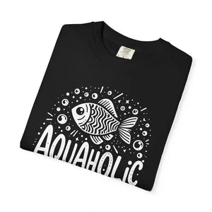 Aquaholic Fish Unisex Tee - Bold Water Lovers Style - Dipaliz - T-shirts