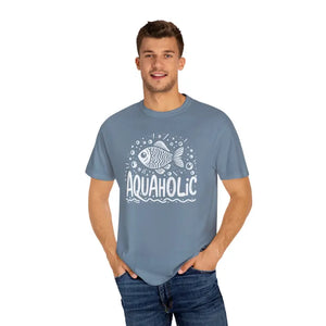 Aquaholic Fish Unisex Tee - Bold Water Lovers Style - Dipaliz - T-shirts