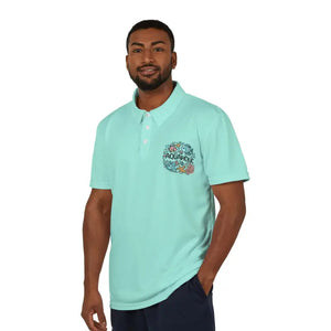 T-shirts - Aquaholic Unisex Polo - Chill Vibes Ocean Style - Dipaliz
