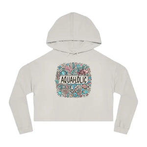 Cropped Hooded Sweatshirt - Beach Vibe Pastel Style - Dipaliz - Bone / Xs - Hoodies