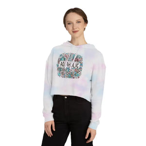Cropped Hooded Sweatshirt - Beach Vibe Pastel Style - Dipaliz - Tie-dye / Xs - Hoodies