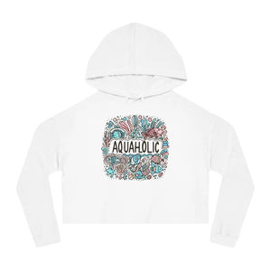 Pastel Beach Vibe Cropped Hooded Sweatshirt - Dipaliz - Hoodies - Xs