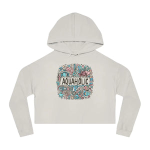 Pastel Beach Vibe Cropped Hooded Sweatshirt - Dipaliz - Hoodies - Xs