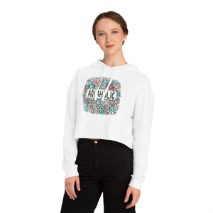 Pastel Beach Vibe Cropped Hooded Sweatshirt - Dipaliz - Hoodies - Xs