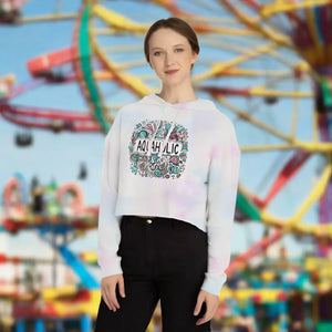 Pastel Beach Vibe Cropped Hooded Sweatshirt - Dipaliz - Hoodies - Xs