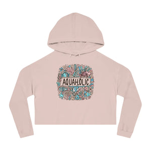 Pastel Beach Vibe Cropped Hooded Sweatshirt - Dipaliz - Hoodies - Xs